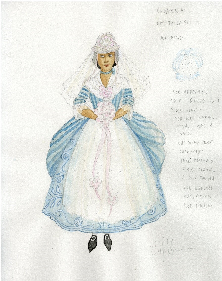 Figaro Costume Drawing